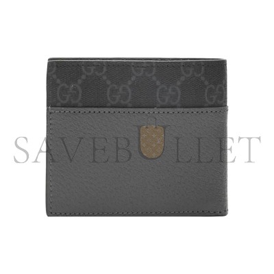 GUCCI CANVAS WITH LEATHER WALLET 701420 (21*9cm)